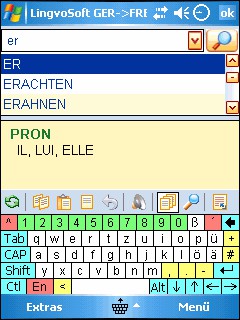 LingvoSoft Talking Dictionary German <-> French fo 2.7.09 screenshot